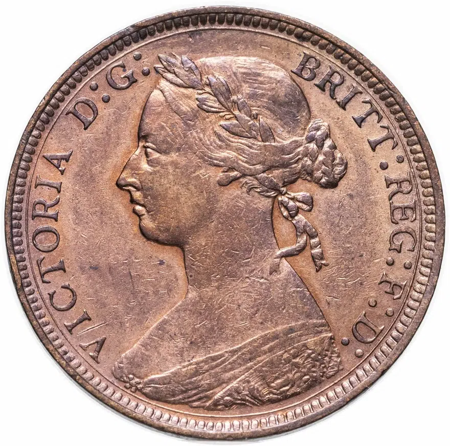 Великобритания 1/2 пенни (penny) 1886