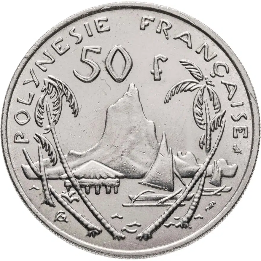 Французская Полинезия 50 франков (francs) 1967