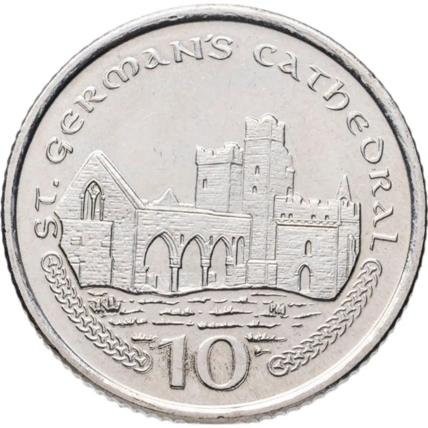 Остров Мэн 10 пенсов (pence) 2003, реверс
