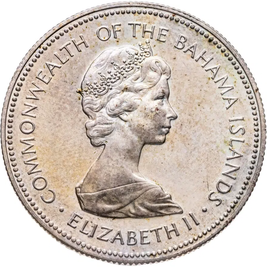Багамы 50 центов (cents) 1973, реверс