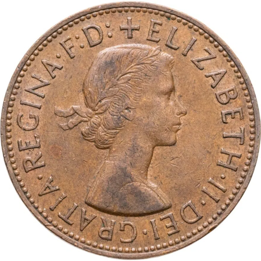 Великобритания 1 пенни (penny) 1963, реверс