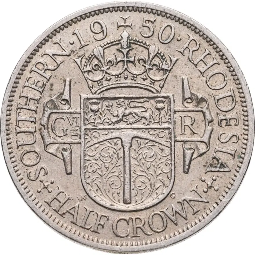 Южная Родезия 1/2 кроны (crown) 1950