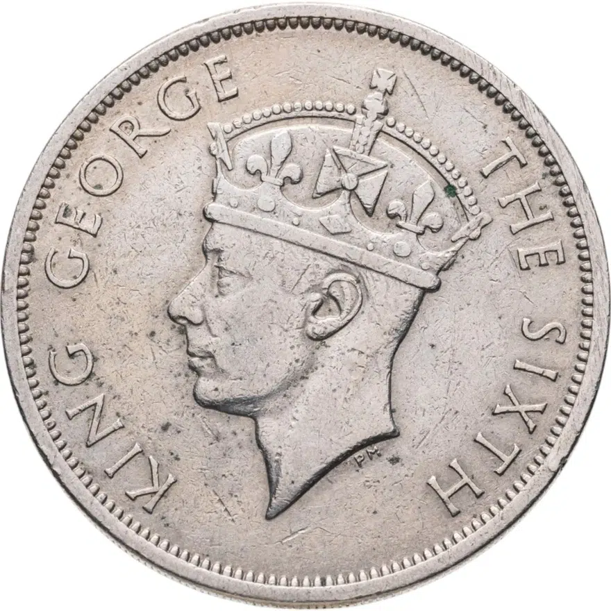 Южная Родезия 1/2 кроны (crown) 1950, реверс