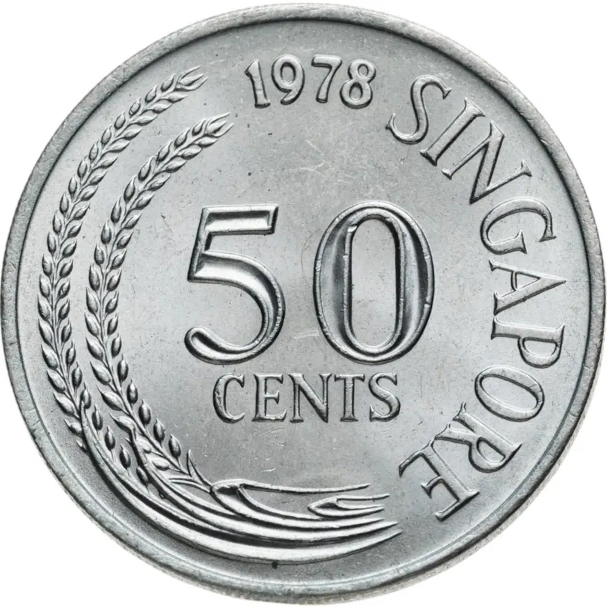 Сингапур 50 центов (cents) 1978
