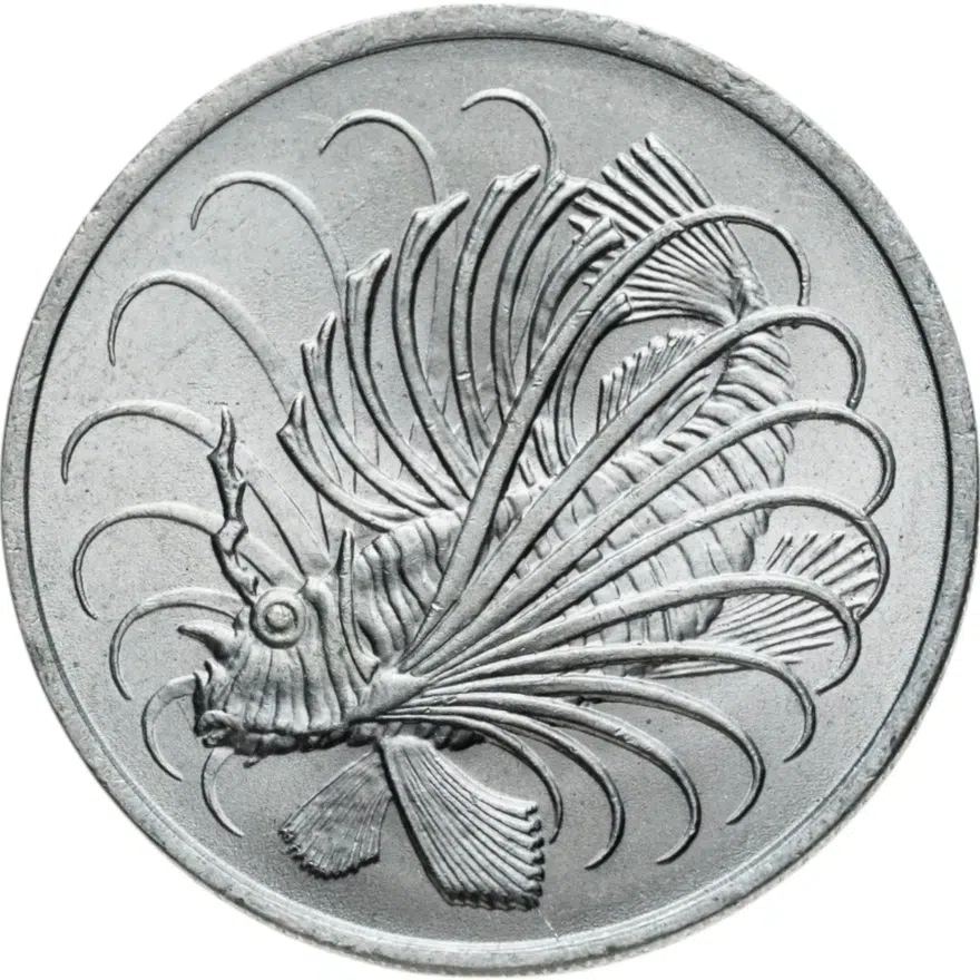 Сингапур 50 центов (cents) 1978, реверс