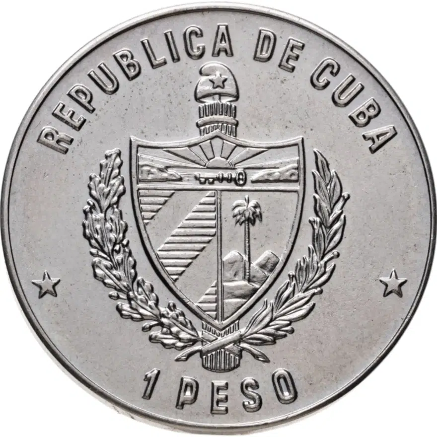 Куба 1 песо (peso) 1988  155 лет со дня рождения Карлоса Финлея /медно-никелевый сплав/, реверс