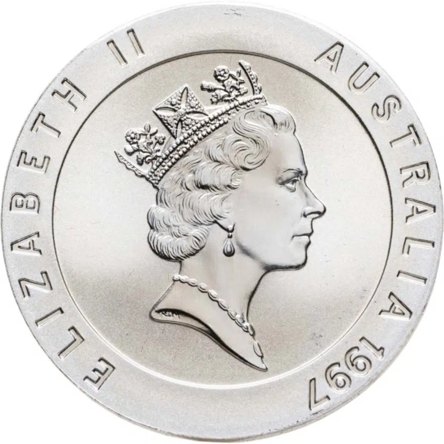 Австралия 10 долларов (dollars) 1997  Сиднейский оперный театр, реверс