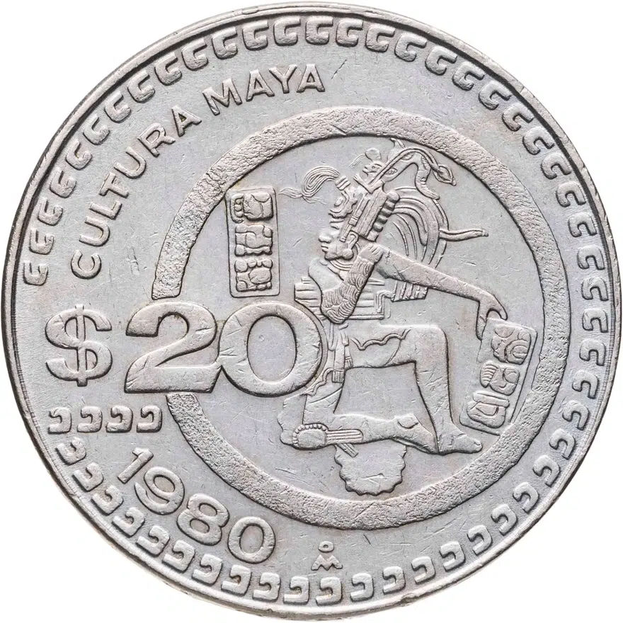 Мексика 20 песо (pesos) 1980