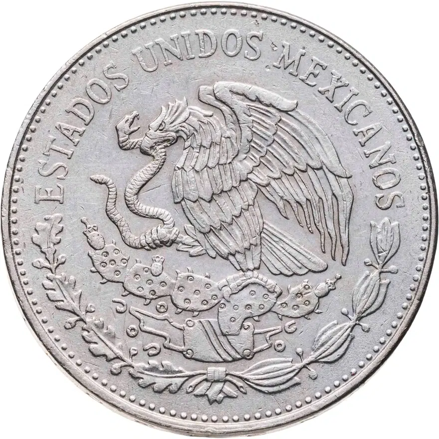Мексика 20 песо (pesos) 1980, реверс