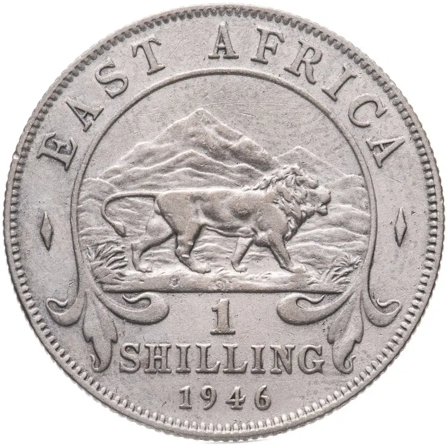 Британская Восточная Африка 1 шиллинг (shilling) 1946, аверс