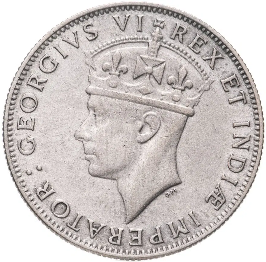 Британская Восточная Африка 1 шиллинг (shilling) 1946, реверс