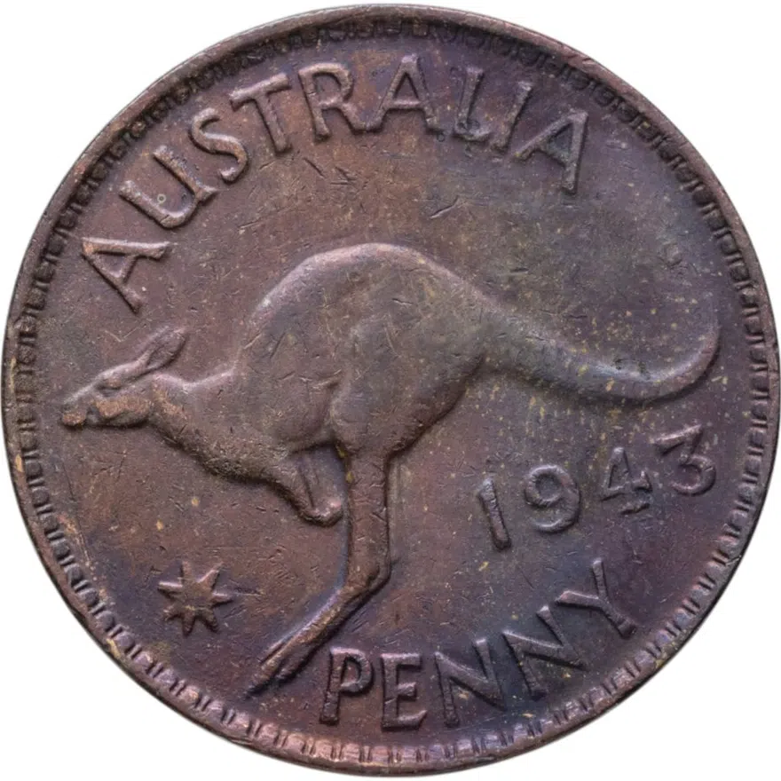 Австралия 1 пенни (penny) 1943