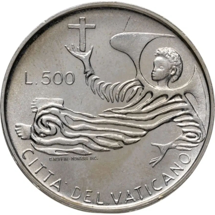 Ватикан 500 лир (lire) 1969