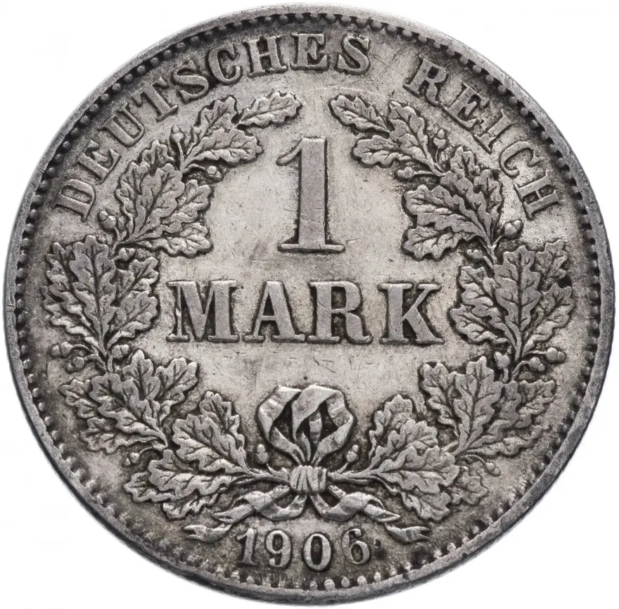 Германия (Германская империя) 1 марка 1906 "G"