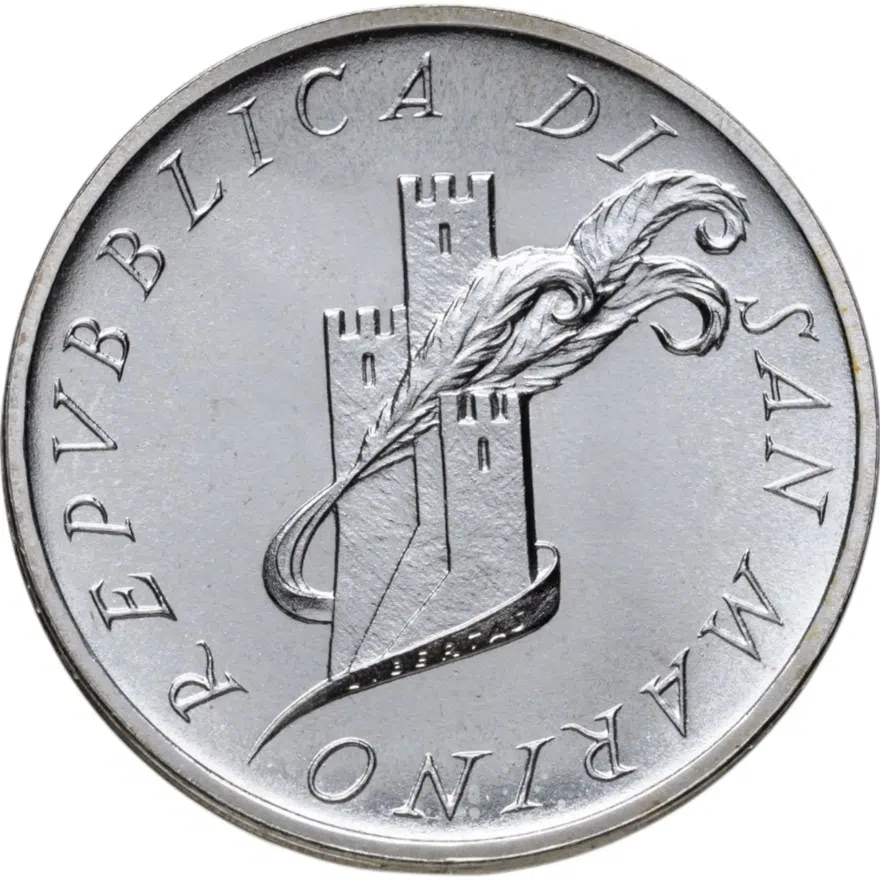 Сан-Марино 500 лир (lire) 1987  Летняя Универсиада 1987, Загреб, реверс