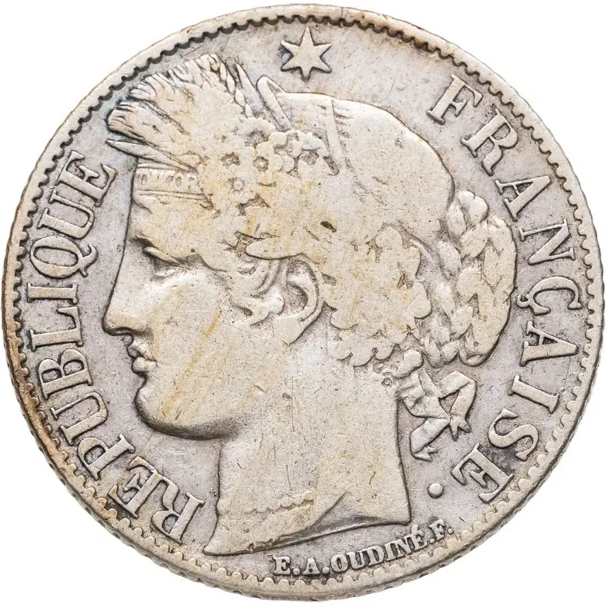 Франция 1 франк (franc) 1894