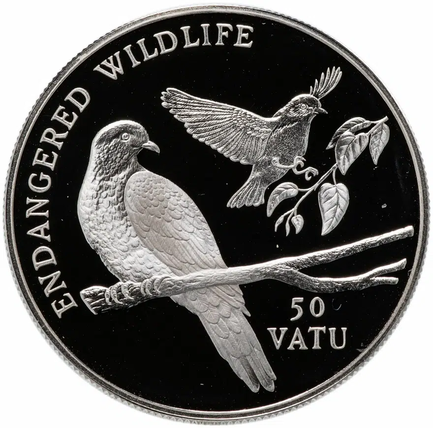 Вануату 50 вату (vatu) 1992 "Вымирающие виды птиц"