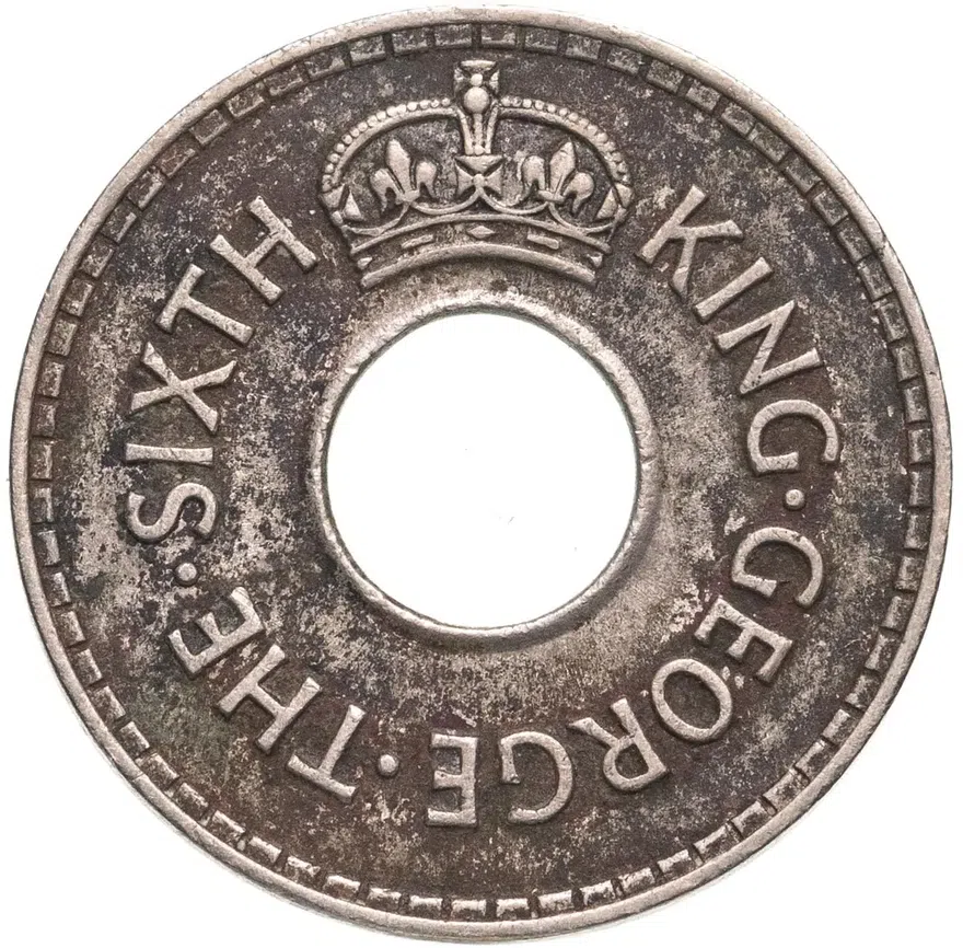 Фиджи 1/2 пенни (penny) 1949, реверс