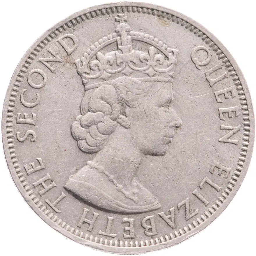 Малайя и Британское Борнео 50 центов (cents) 1955, реверс