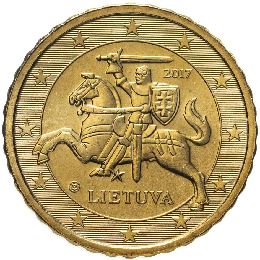 Литва 10 евро центов (cents) 2017, аверс