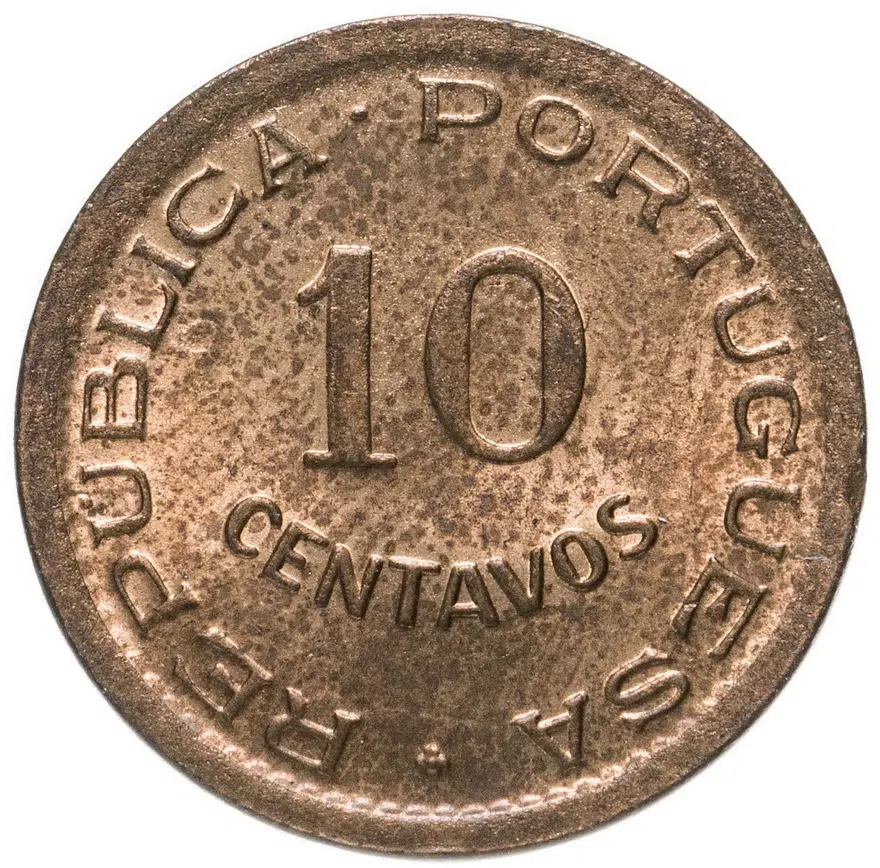Ангола 10 сентаво (centavos) 1949 "300 лет революции 1648 года"