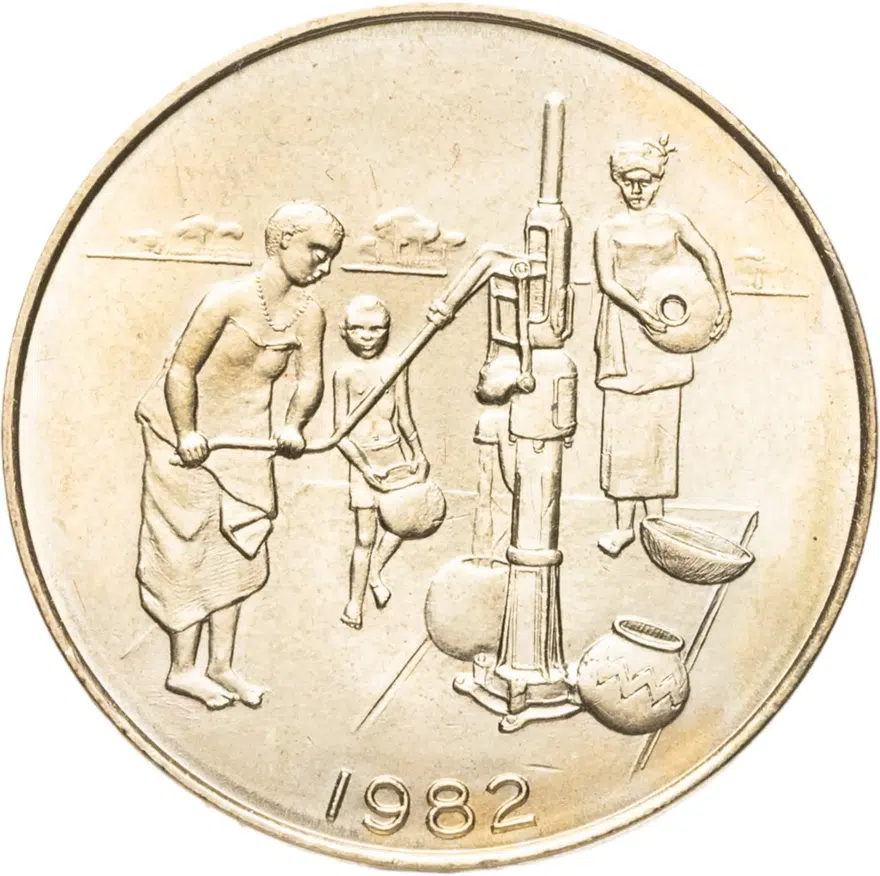 Западная Африка (BCEAO) 10 франков (francs) 1982, реверс