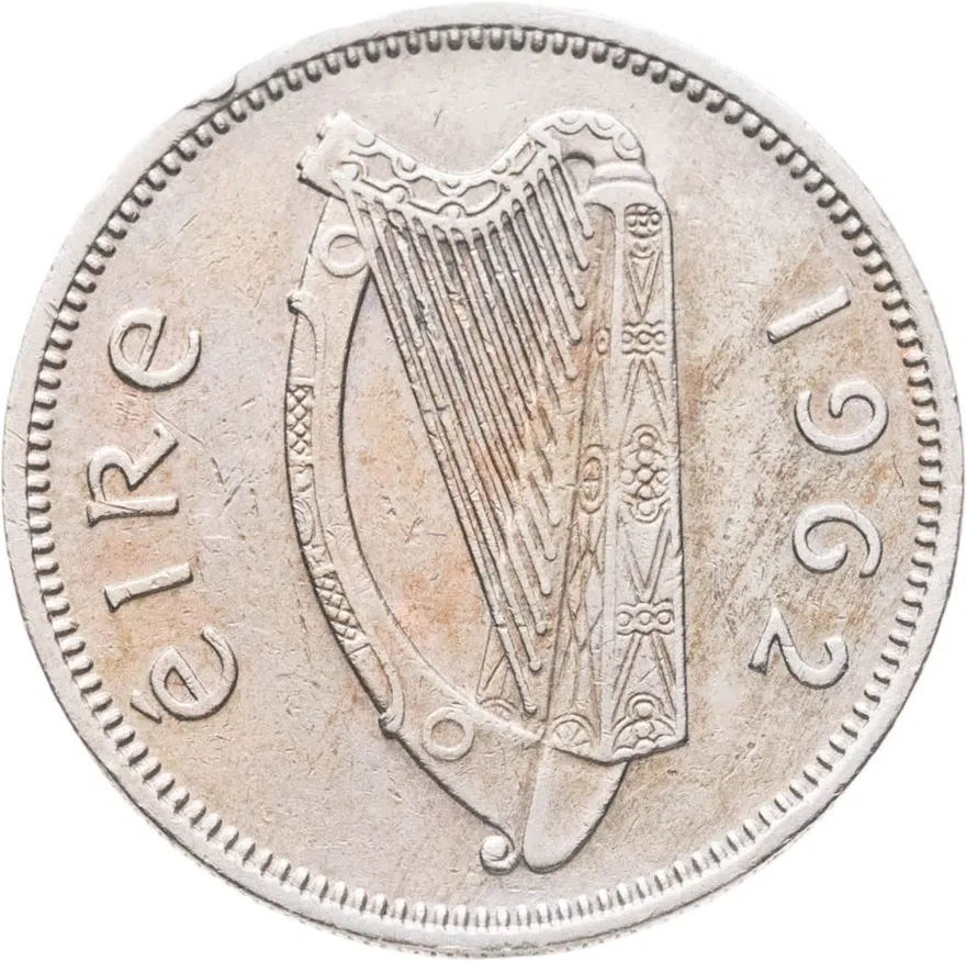 Ирландия 1 шиллинг (shilling) 1962