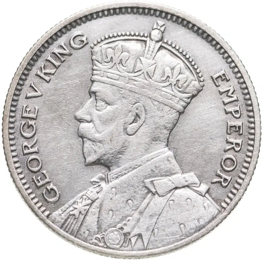Фиджи 6 пенсов (pence) 1935, аверс
