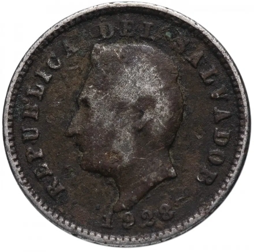 Сальвадор 1 сентаво (centavo) 1928, реверс