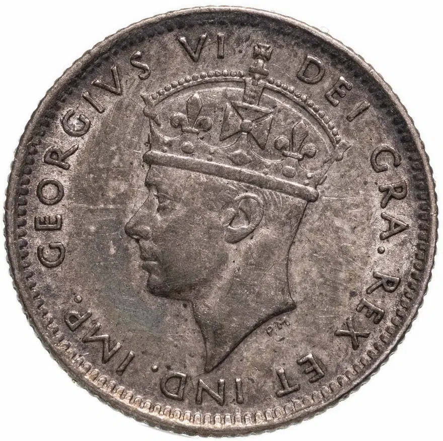 Ньюфаундленд 10 центов (cents) 1942