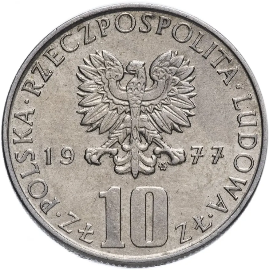 Польша 10 злотых 1977