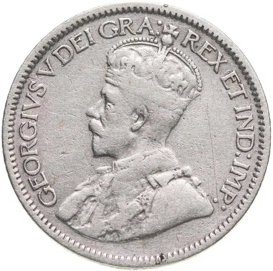 Ньюфаундленд 10 центов (cents) 1917, реверс