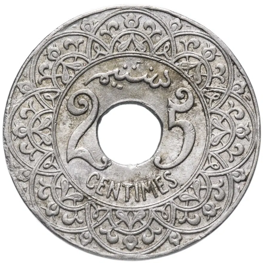 25 сантимов (centimes) 1921, реверс