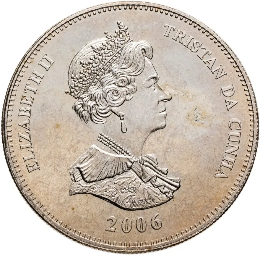 Тристан-да-Кунья 1 крона (crown) 2006  Griffin, реверс