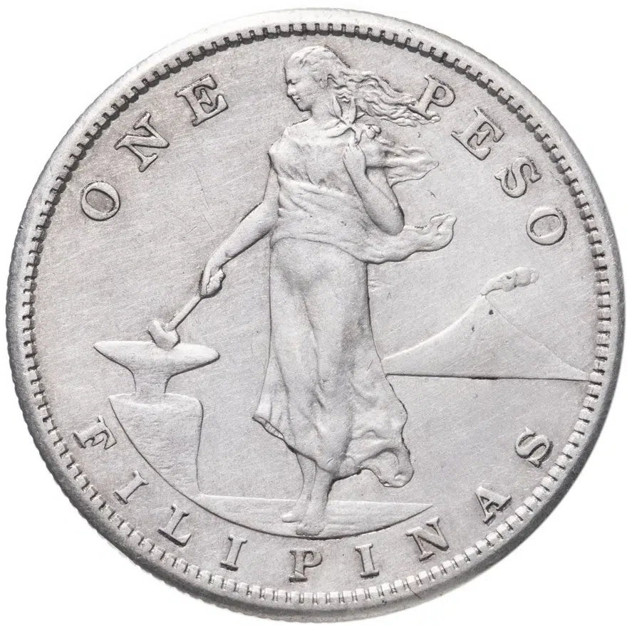 Филиппины 1 песо (peso) 1909
