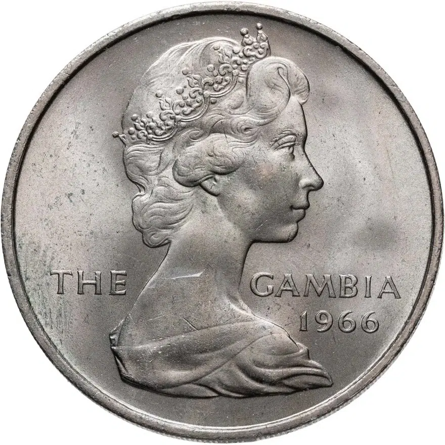 Гамбия 4 шиллинга (shillings) 1966