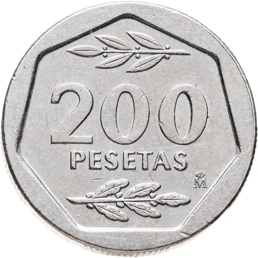 Испания 200 песет (pesetas) 1986
