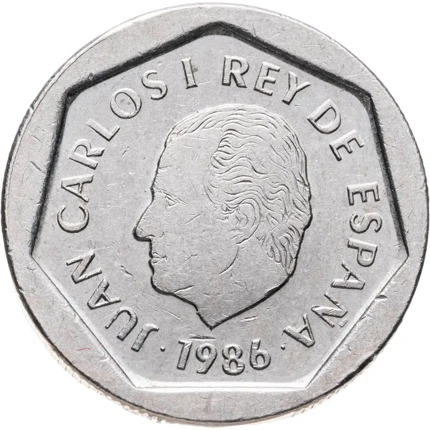 Испания 200 песет (pesetas) 1986, реверс