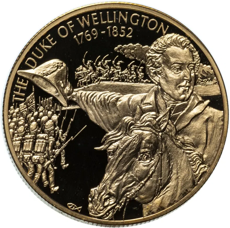 Восточные Карибы 2 доллара (dollars) 2002  Британские полководцы - Артур Уэлсли, 1-й герцог Веллингтон