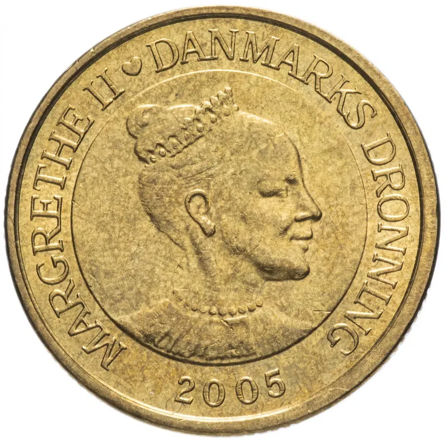 Дания 20 крон (kroner) 2005, аверс