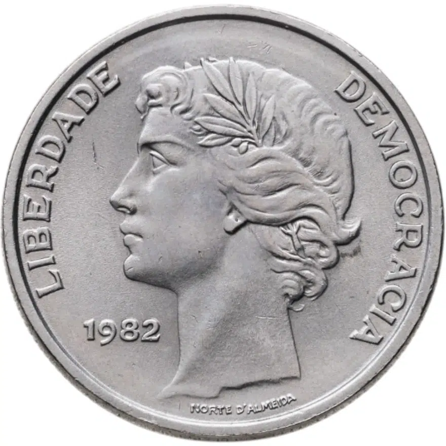 Португалия 25 эскудо (escudos) 1982, реверс