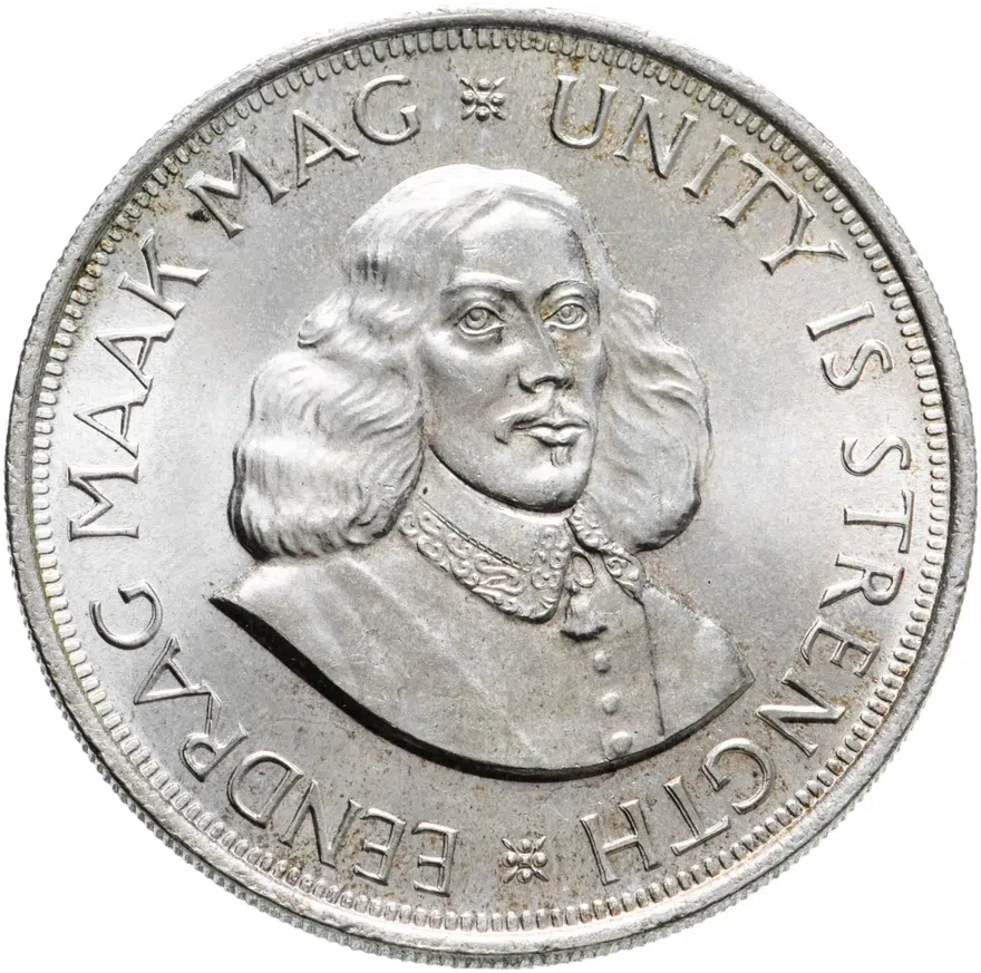 ЮАР 50 центов (cents) 1961, реверс