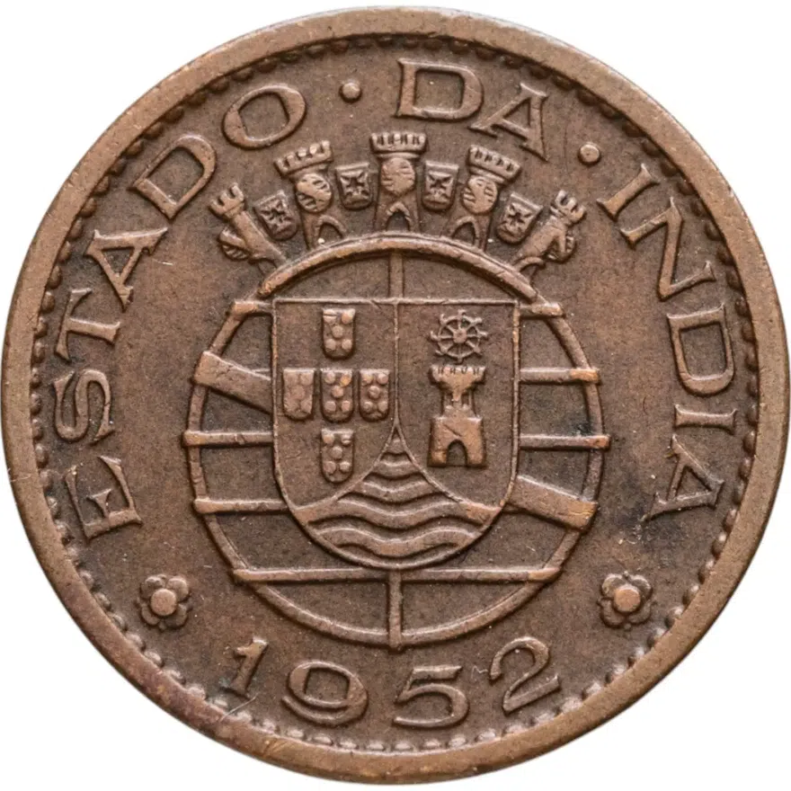 Индия (Португальская) 1 танга (tanga) 1952
