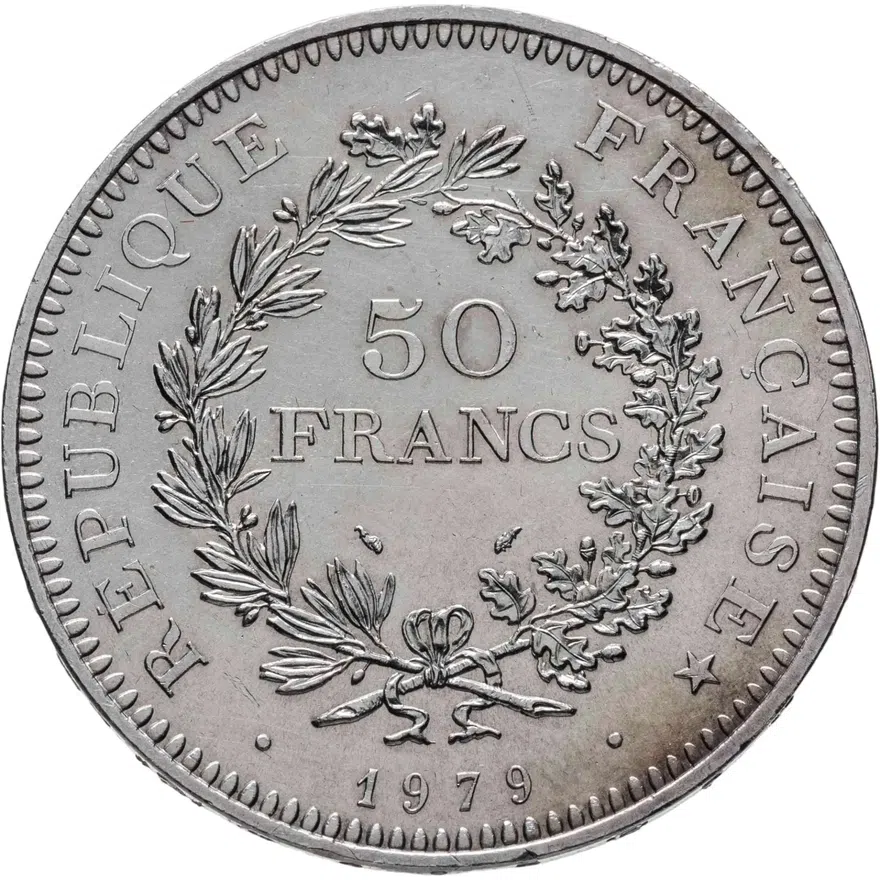 Франция 50 франков (francs) 1979