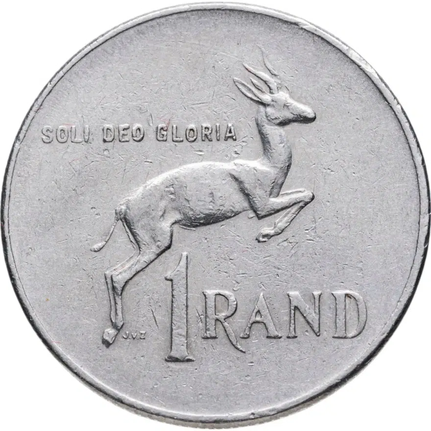 ЮАР 1 ранд (рэнд, rand) 1977