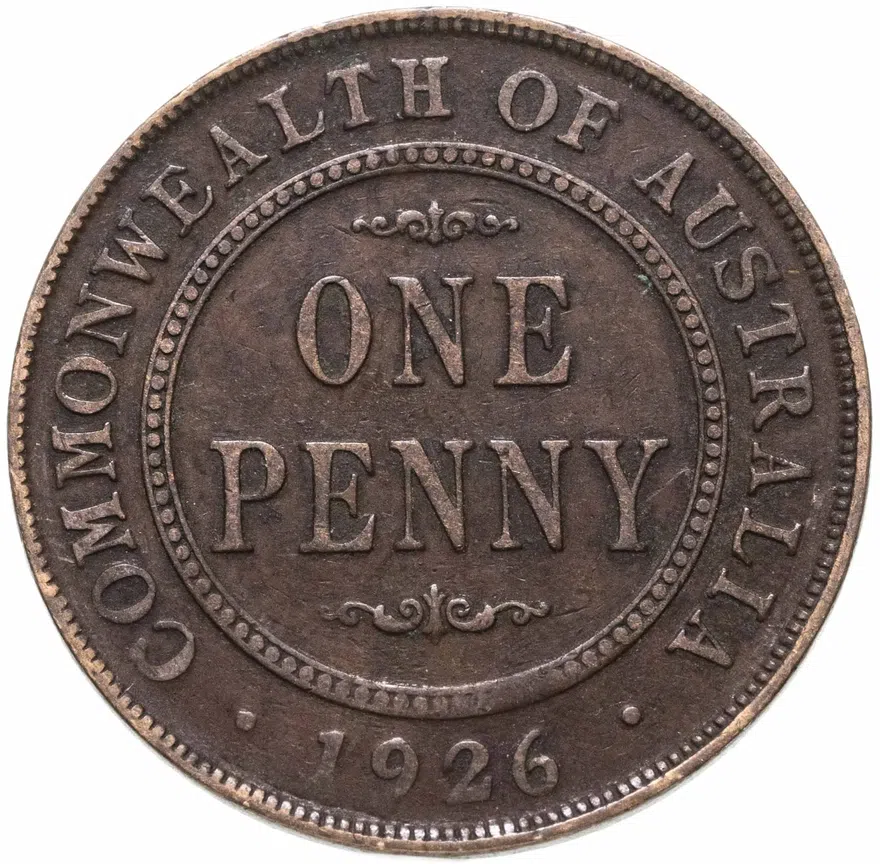 Австралия 1 пенни (penny) 1926, реверс