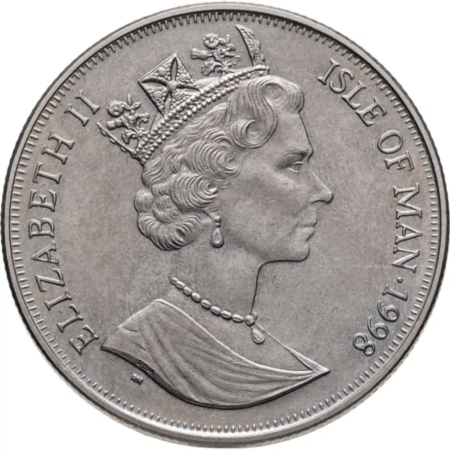Остров Мэн 1 крона (crown) 1998 Васко да Гама, реверс