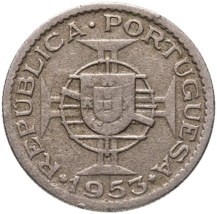 Ангола 2,5 эскудо (escudos) 1953