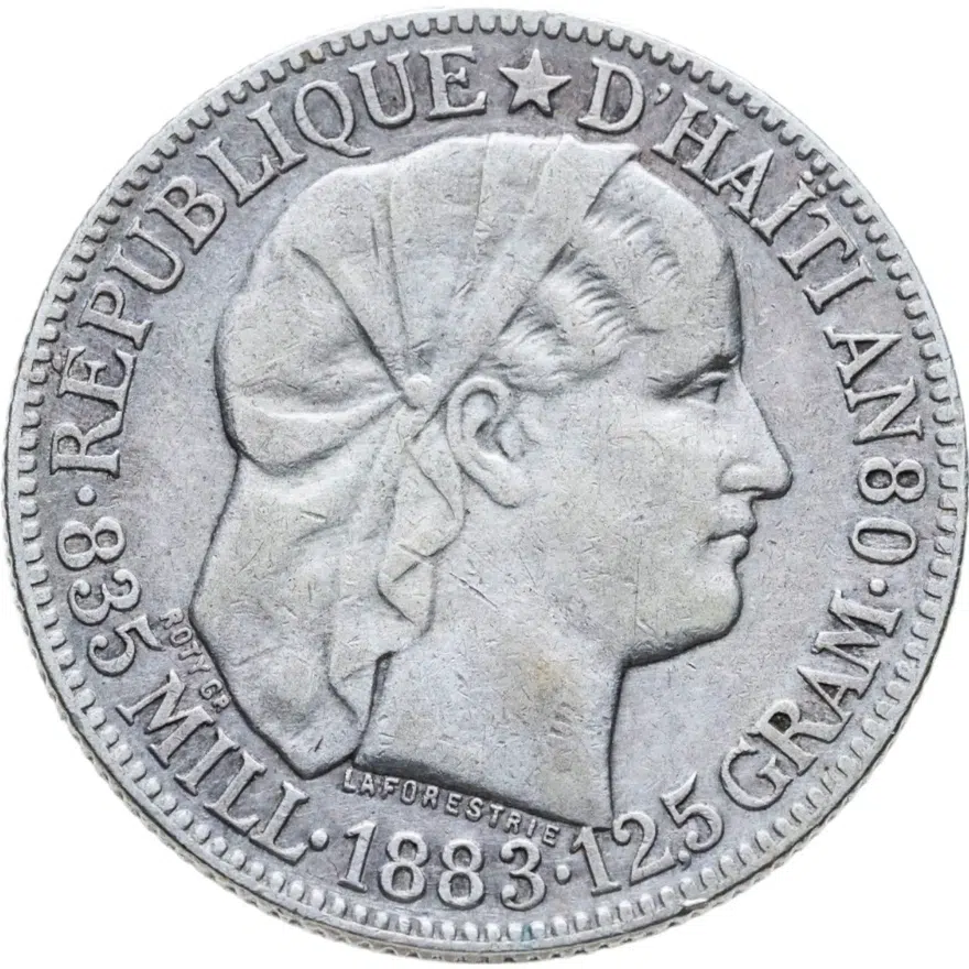 Гаити 50 сантимов (centimes) 1883