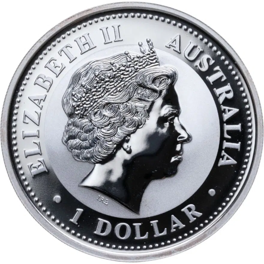 Австралия 1 доллар (dollar) 2005  Восточный календарь - Год Петуха /позолота/, реверс